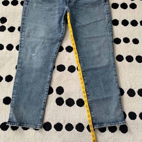 Citizens of Humanity Ella Jeans Mid Rise Slim Crop Light Wash Denim New - Picture 16 of 16